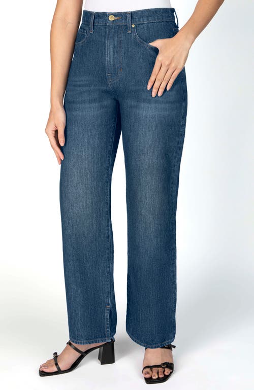 Nelle Atelier The Maddy Petite Relaxed Straight Leg Jean in Sapphire at Nordstrom, Size 23 X 28