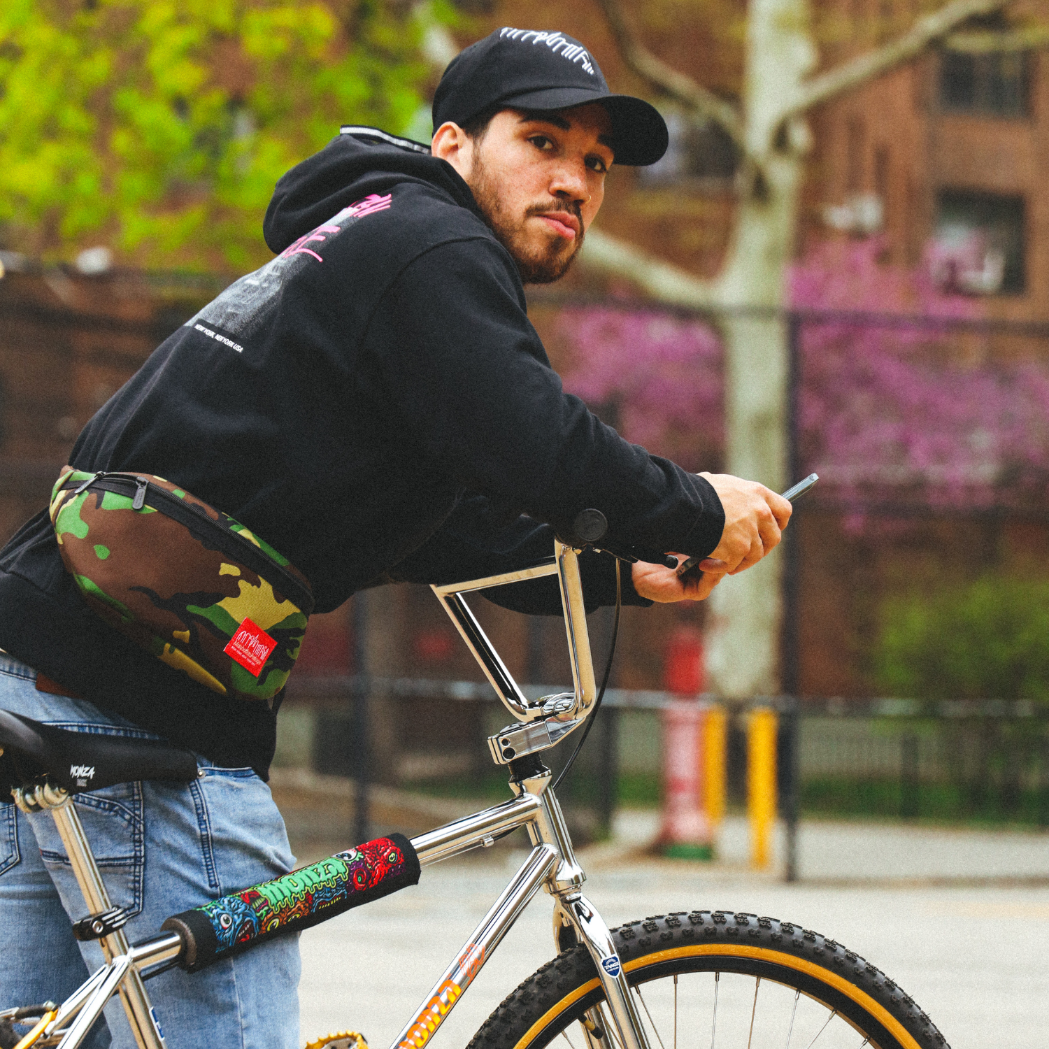 Brooklyn Bridge Belt Bag, Alternate, color, Camouflage