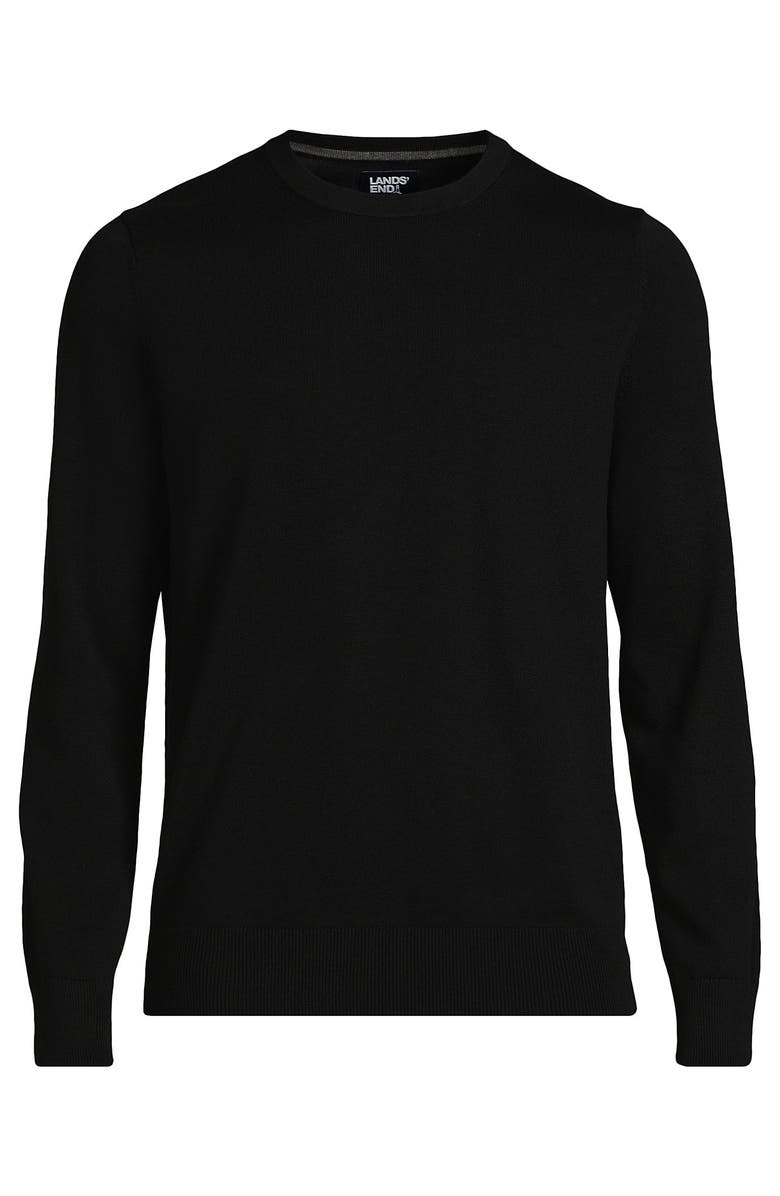 Lands
 End Fine Gauge Cotton Crew Neck Sweater, Alternate, color, 