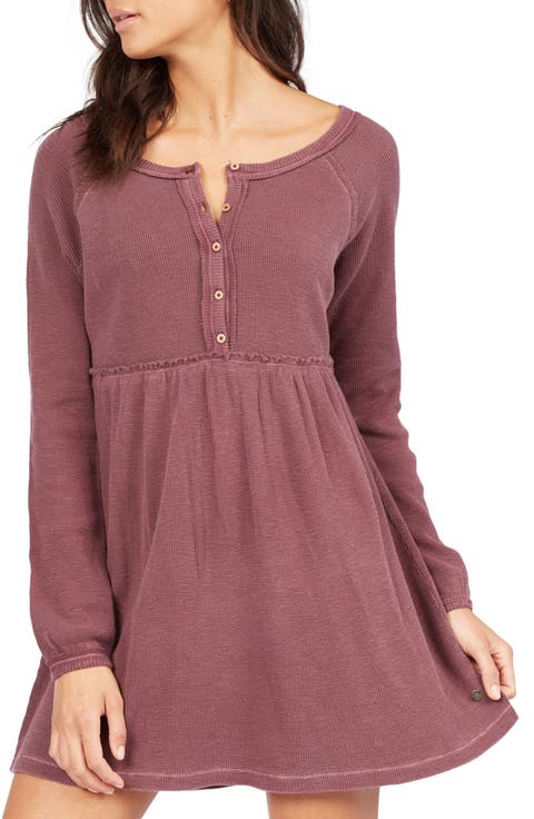 Feel the Breeze Long Sleeve Thermal Dress