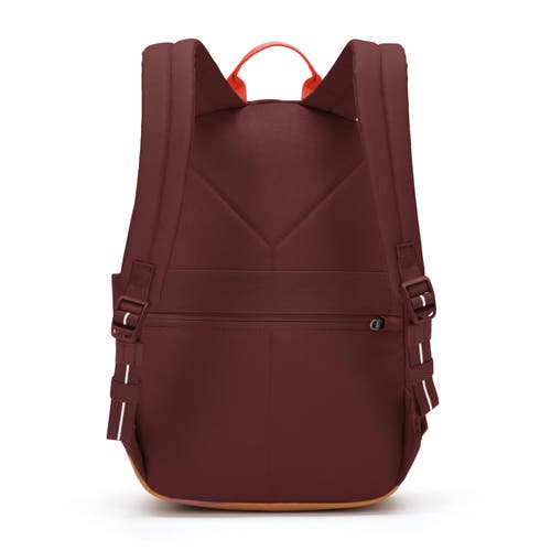 Pacsafe Go 15l Anti Theft Backpack In Garnet Red