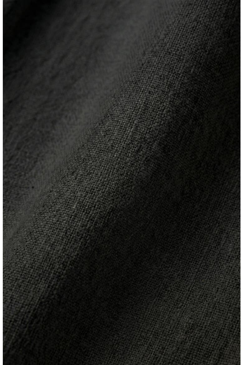 Cap Sleeve Fitted Gathered Midi Dress, Alternate, color, Black