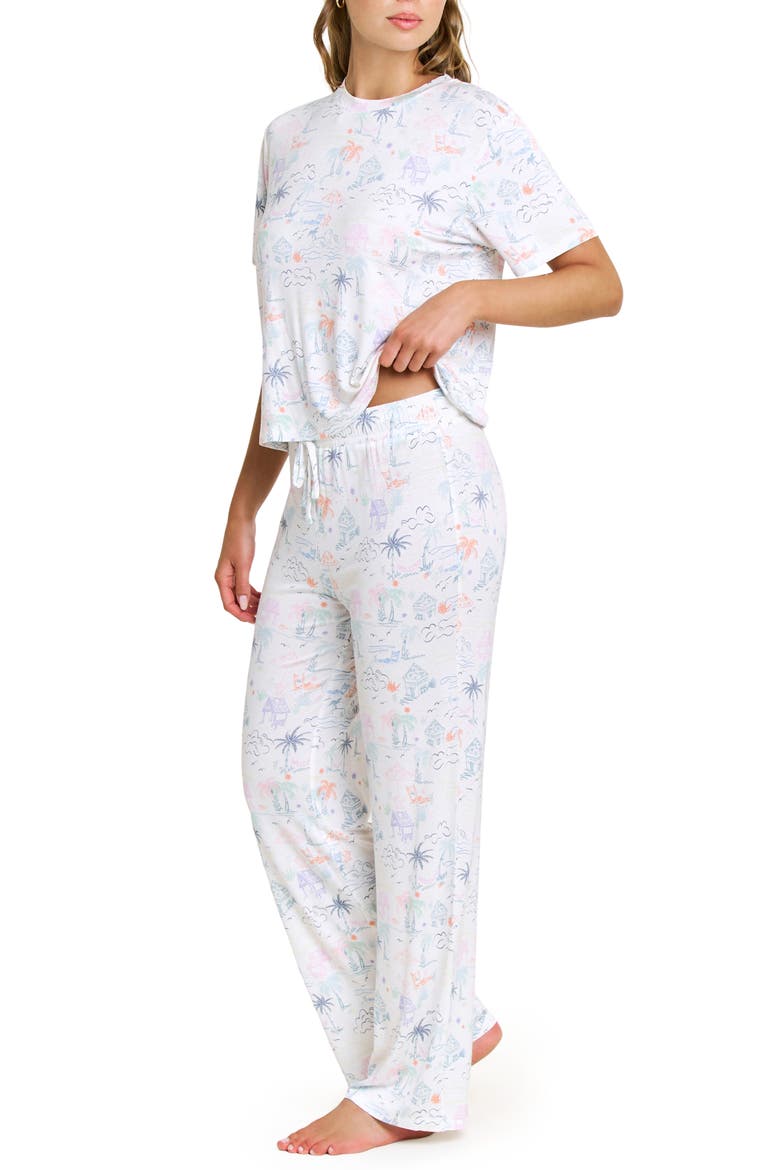 All American Pajamas, Alternate, color, WHITE MULTI BEACH RESORT