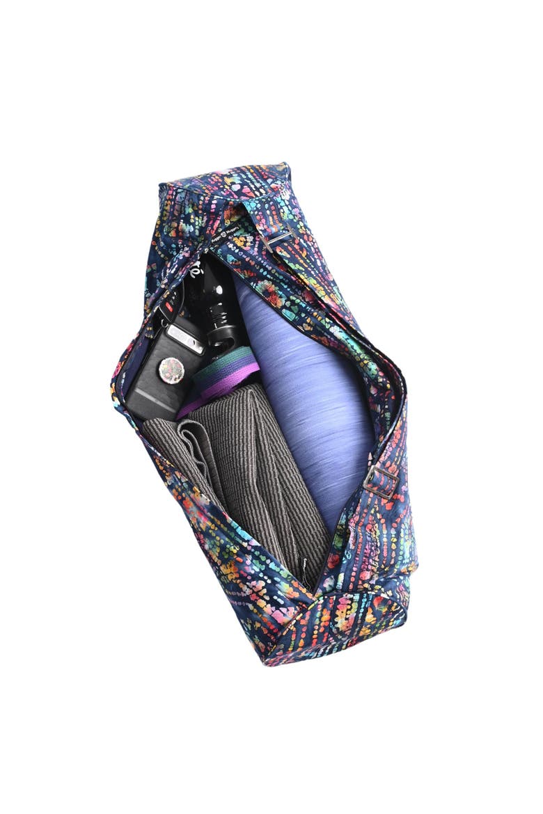 Batik Yoga Mat Bag, Alternate, color, Blue
