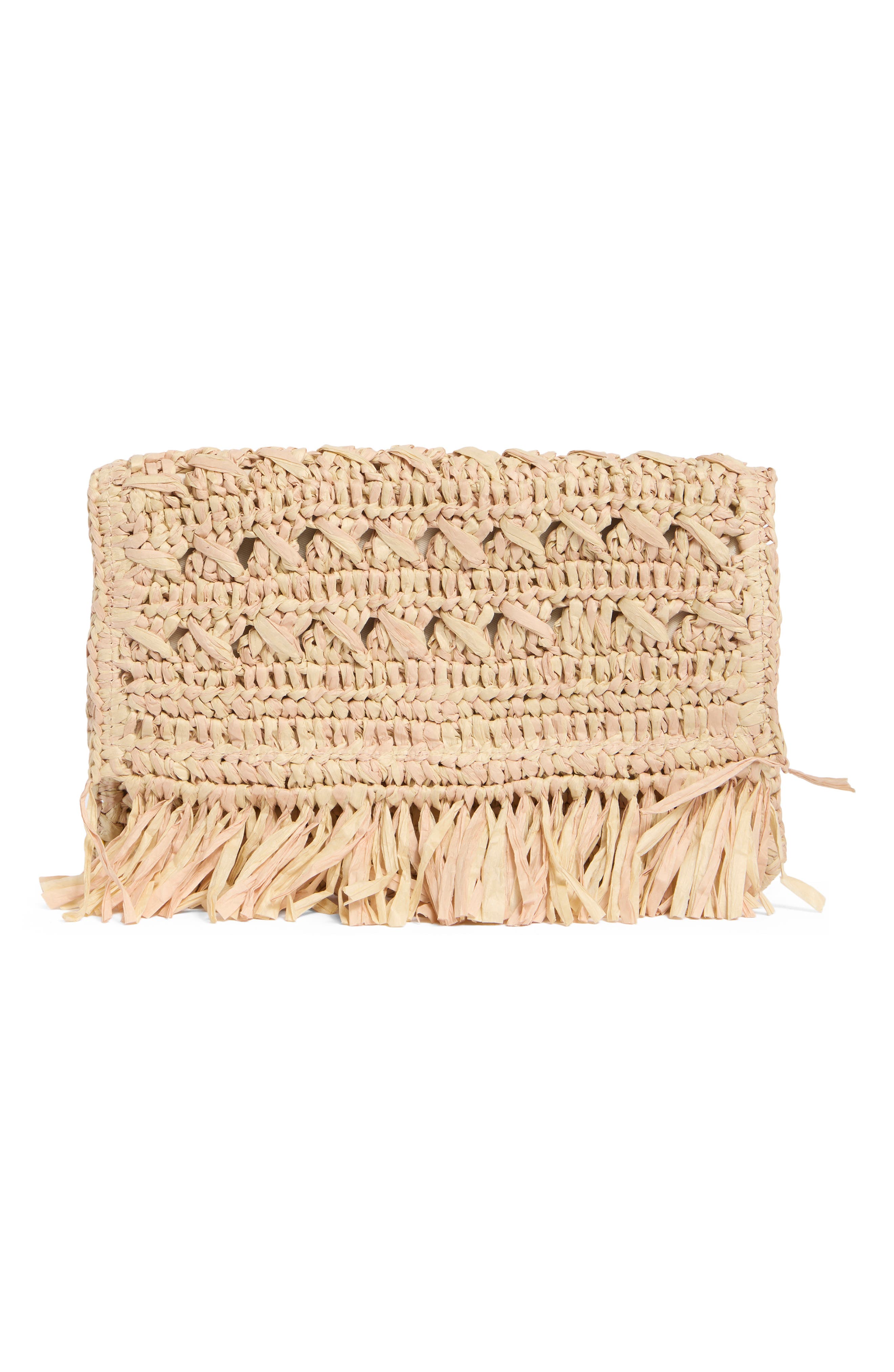 Remi Straw Clutch