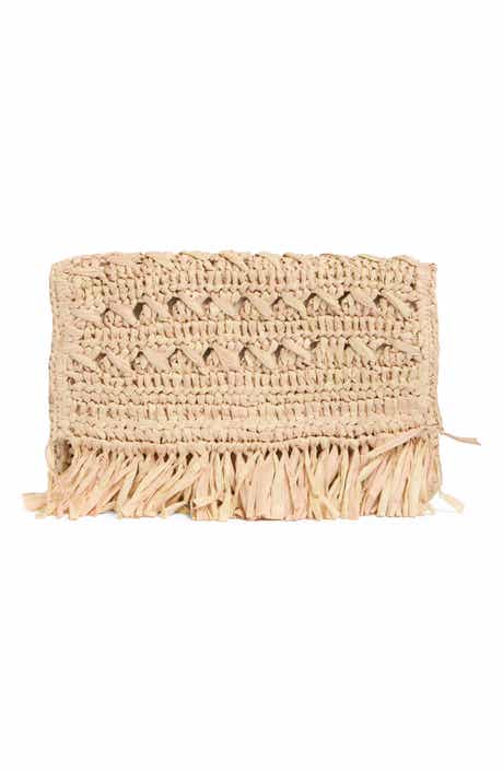 Remi Straw Clutch