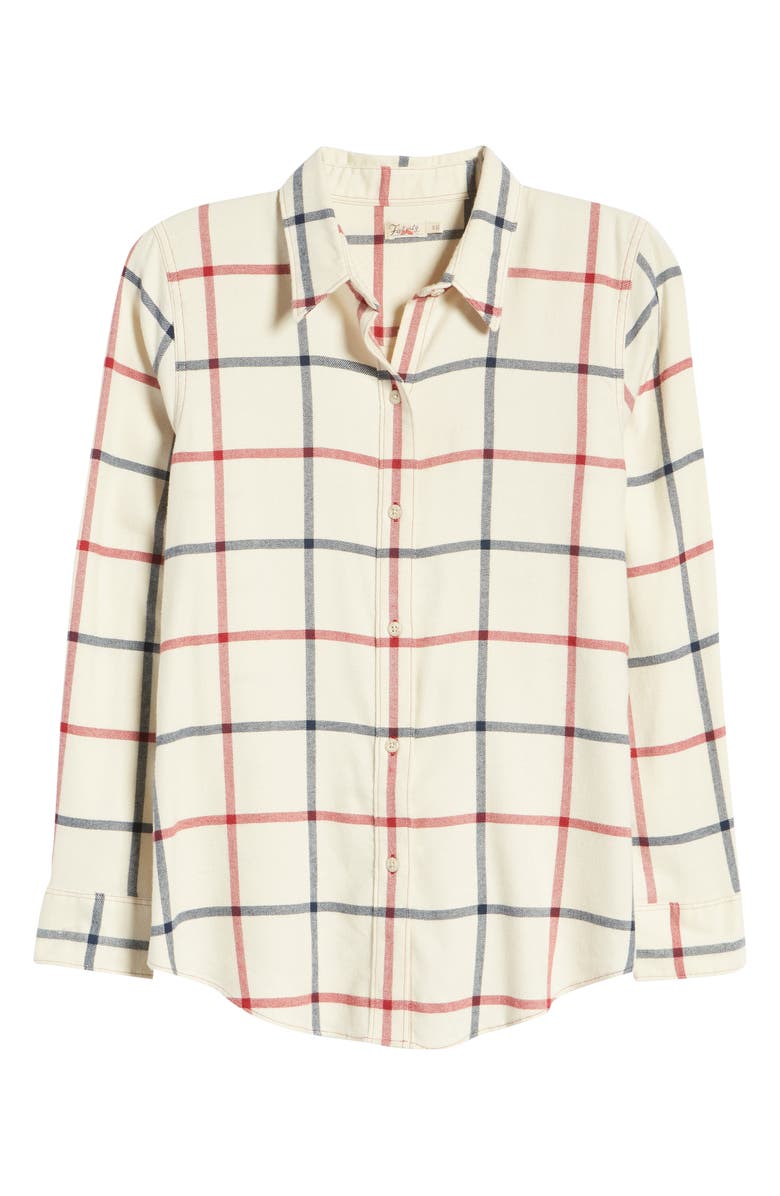 Faherty The Classic Stretch Flannel Button-Up Shirt, Alternate, color,