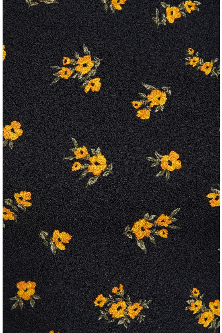 Floral Crop Top, Alternate, color, BLACK FLORAL