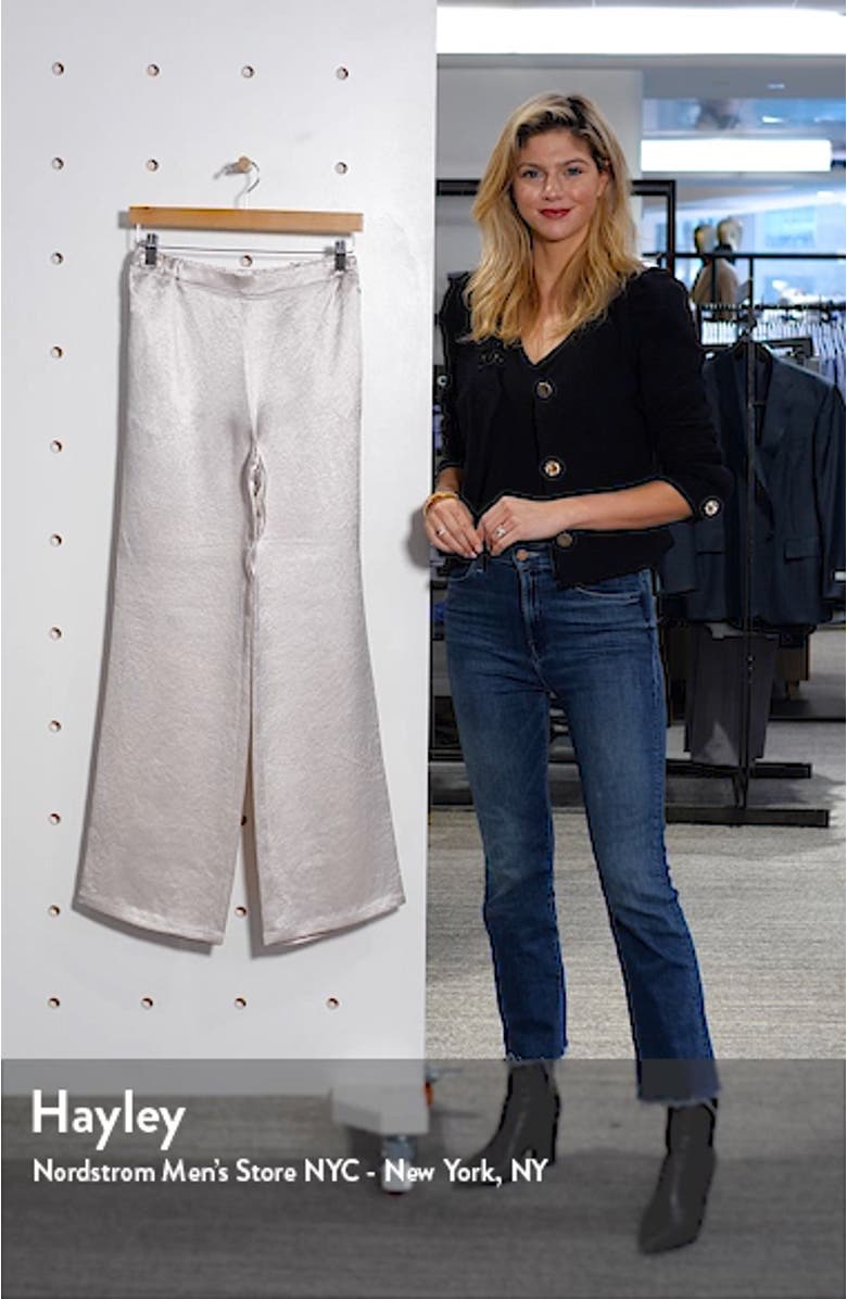 Mach Hammered Satin Pants, sales video thumbnail