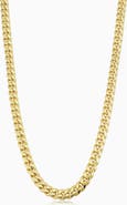 Oradina 14K Gold Estate Cuban Statement Chain Necklace