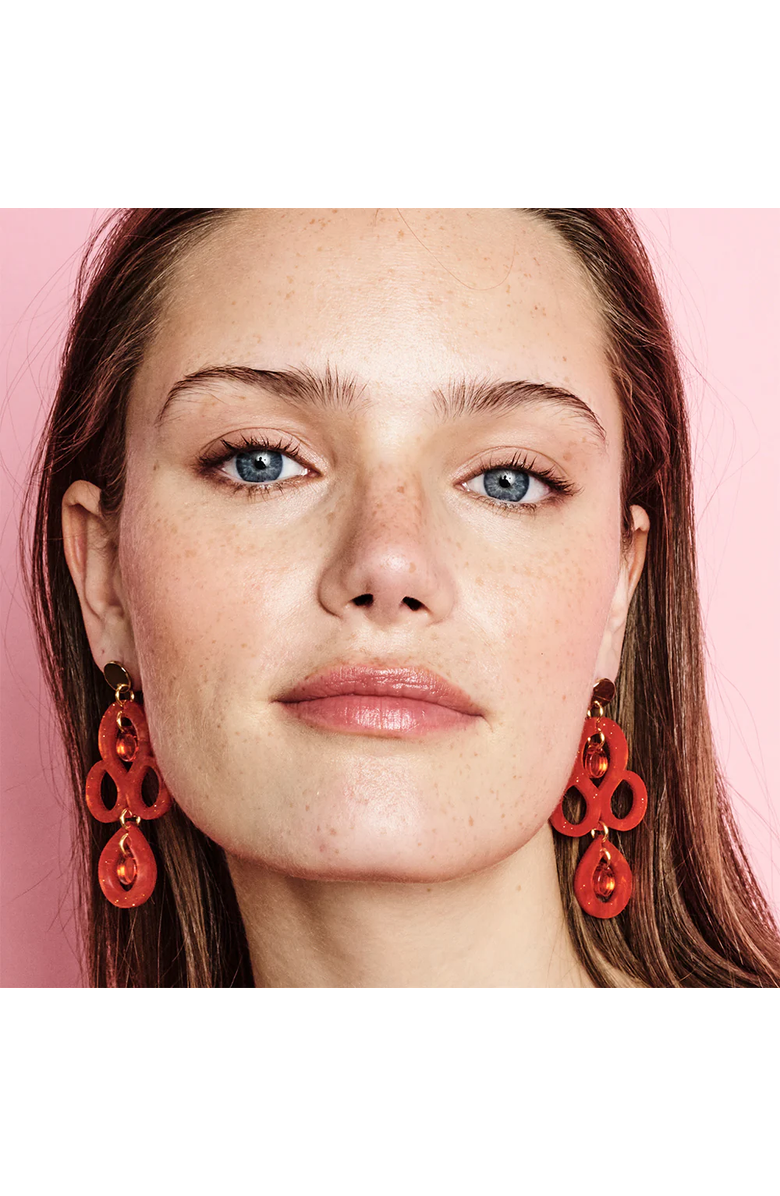 Toolally Petite Batik Earrings - Sienna Red & Orange Mirror, Alternate, color, Sienna Red & Orange Mirror