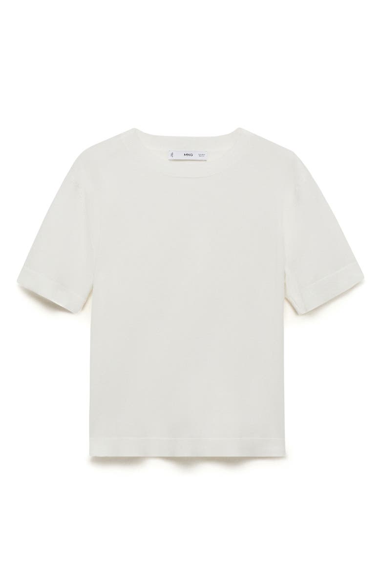 MANGO Short Sleeve Sweater, Main, color,