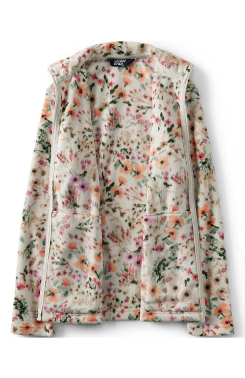 Lands' End Anyweather Fleece Full Zip Jacket In Multi