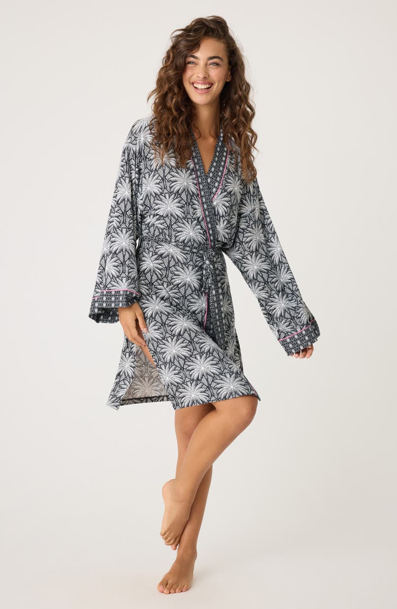 PJ Salvage Shade Beach Jersey Robe, Alternate, color,
