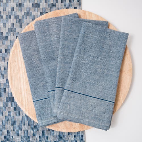 Maadili Collective Scandinavian Folk Hand Towel In Purple