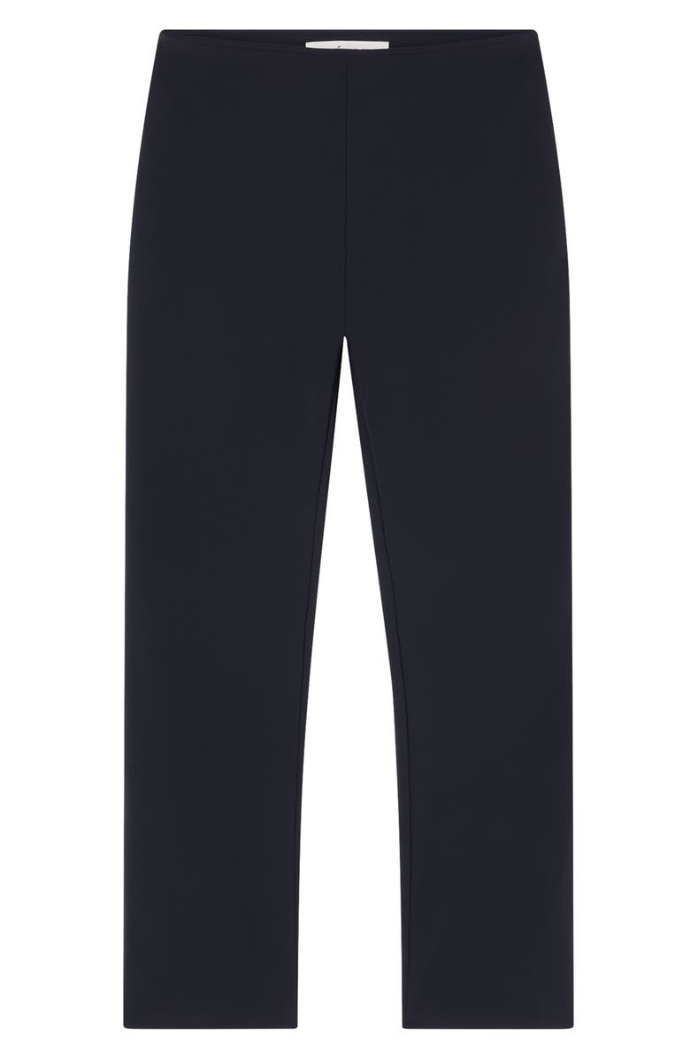 Róhe Slim Scuba Knit Ankle Pants, Alternate, color, Black
