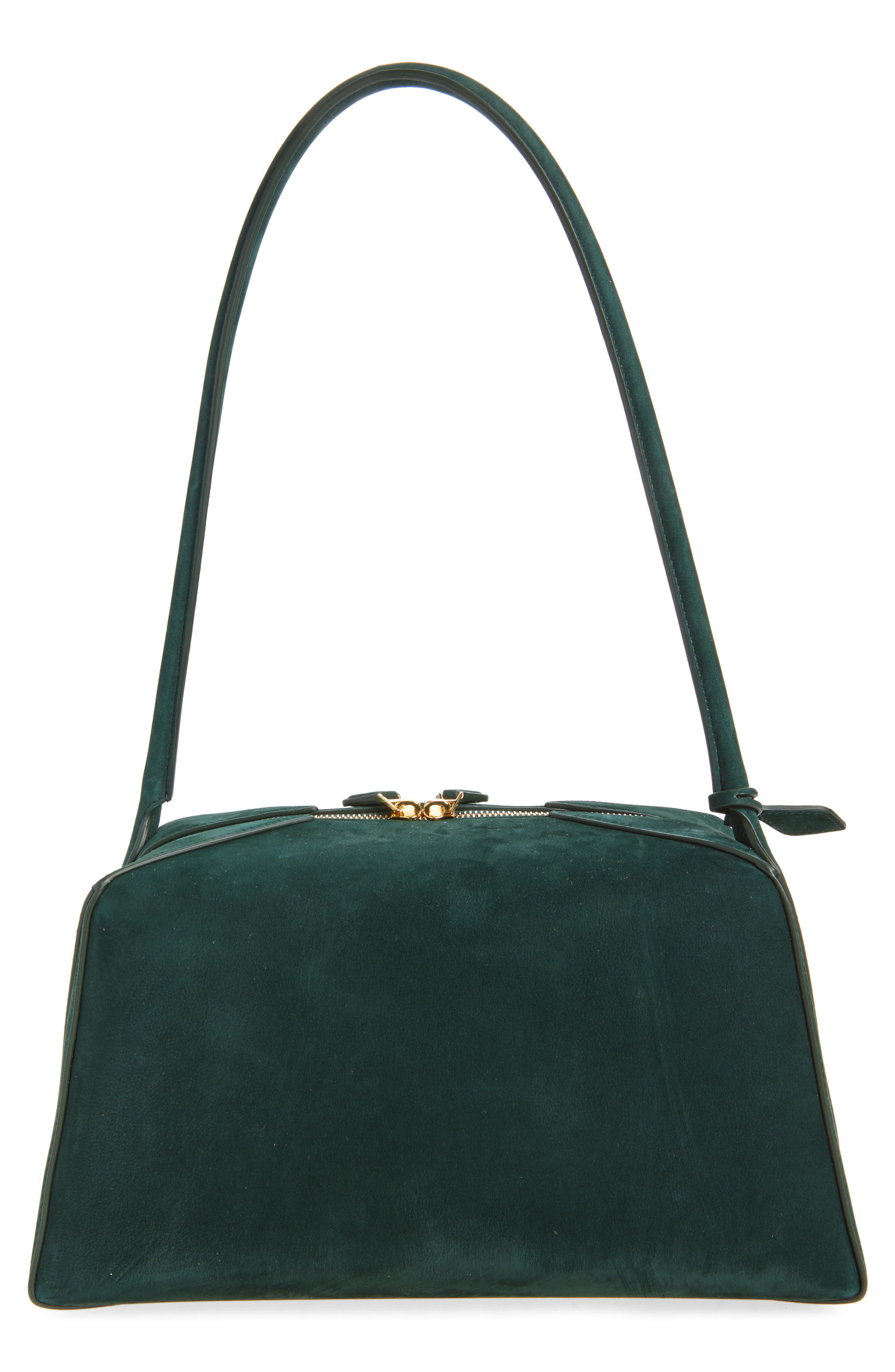 Alaïa Shoulder Bag, Alternate, color, Vert Foret