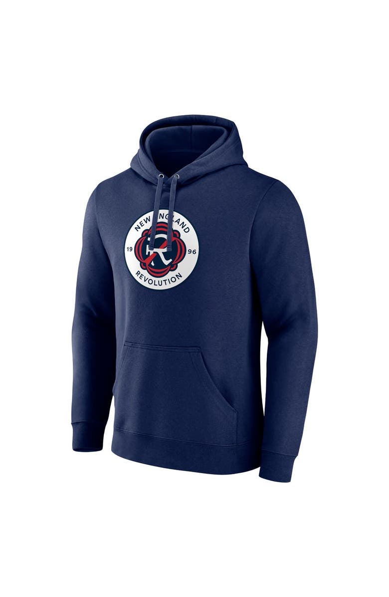 FANATICS Men's Fanatics Branded Navy New England Revolution Official Logo Pullover Hoodie, Alternate, color, 