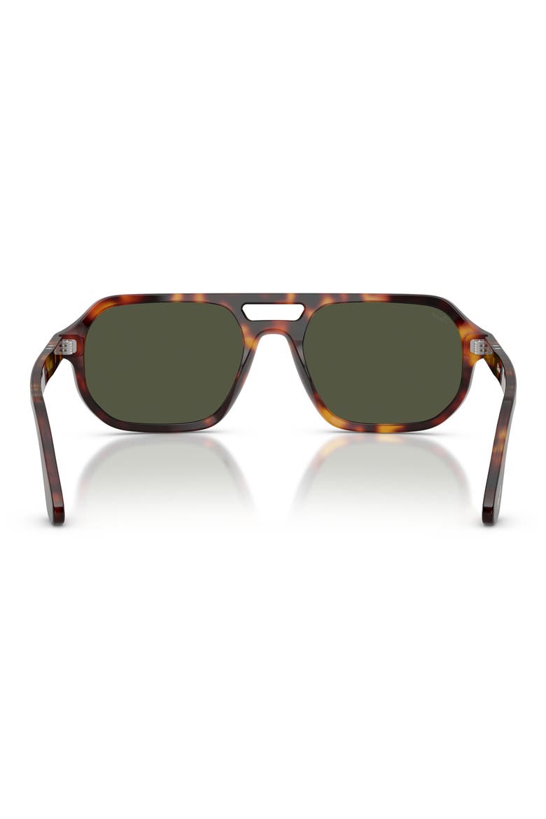 56mm Guido Pillow Sunglasses, Alternate, color, HAVANA / GREEN