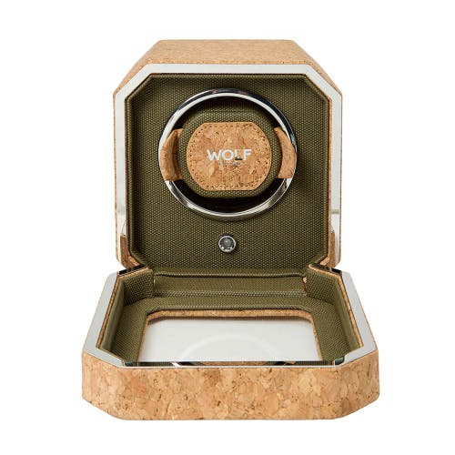 Wolf Cortica Single Watch Winder In Natural Cork