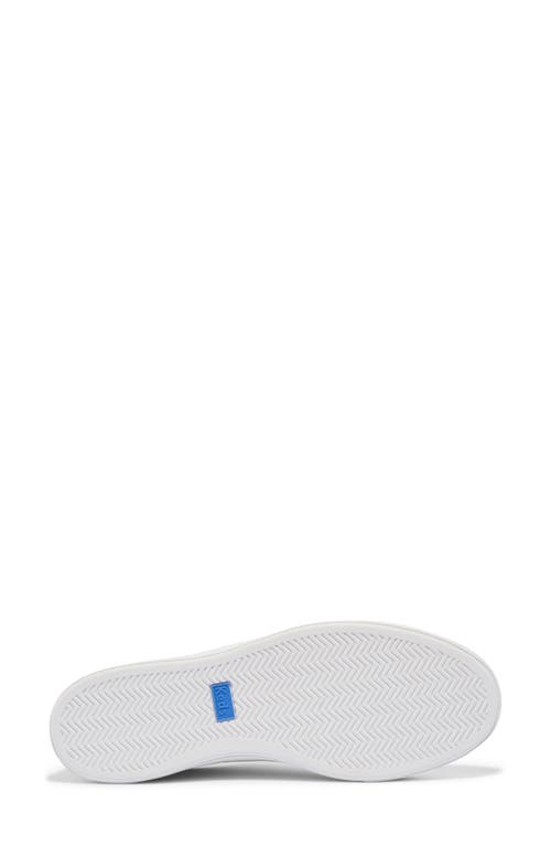 Keds ® Pursuit Low Top Sneaker In White/white Leather