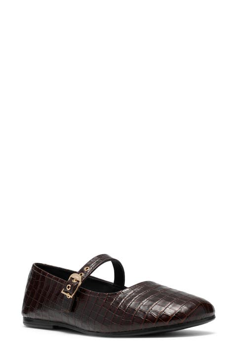 Livia Jane Leather Mary Jane Flat