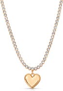 Ettika Luminous Love Tennis Necklace