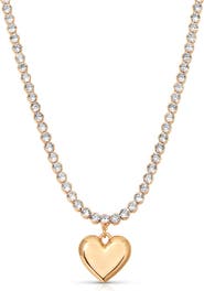 Ettika Luminous Love Tennis Necklace