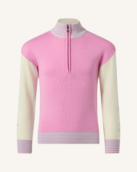 Merino Wool Half-zip Sweater