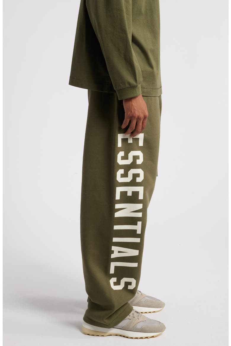 Relaxed Fit Cotton Blend Sweatpants, Alternate, color, MILITARY