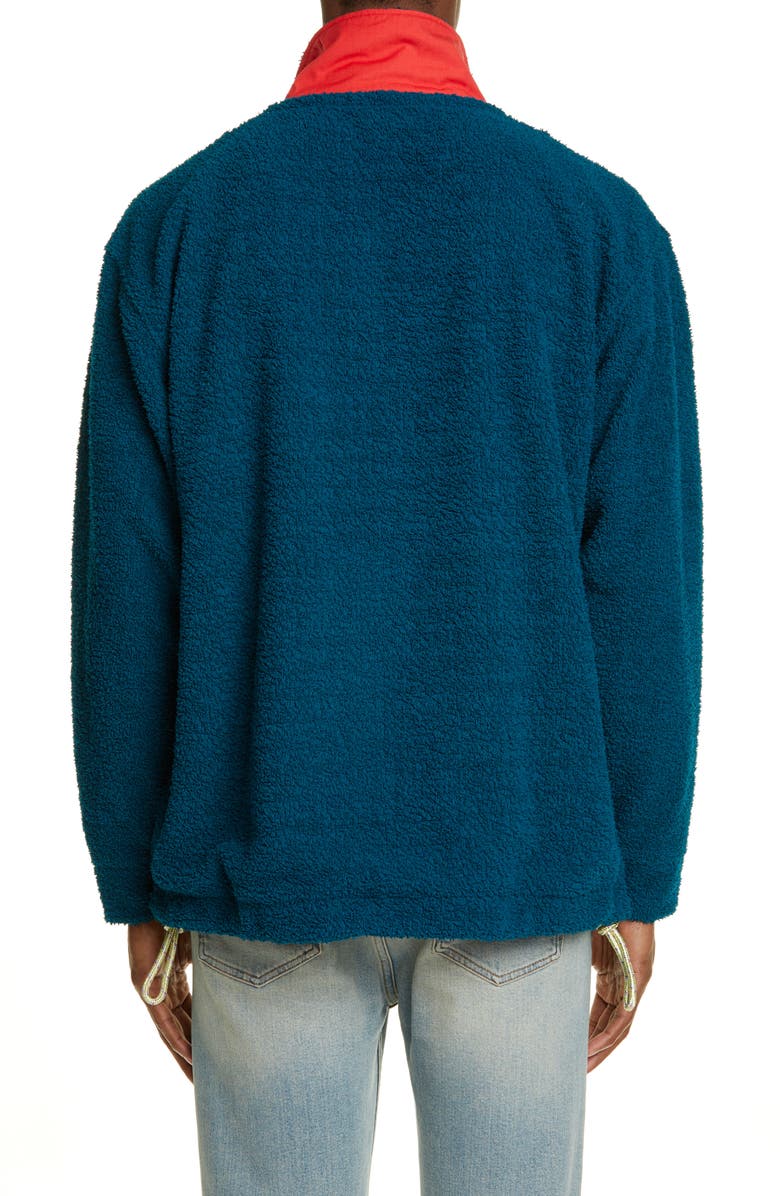 Acne Studios Faraz Colorblock Fleece Pullover, Alternate, color,