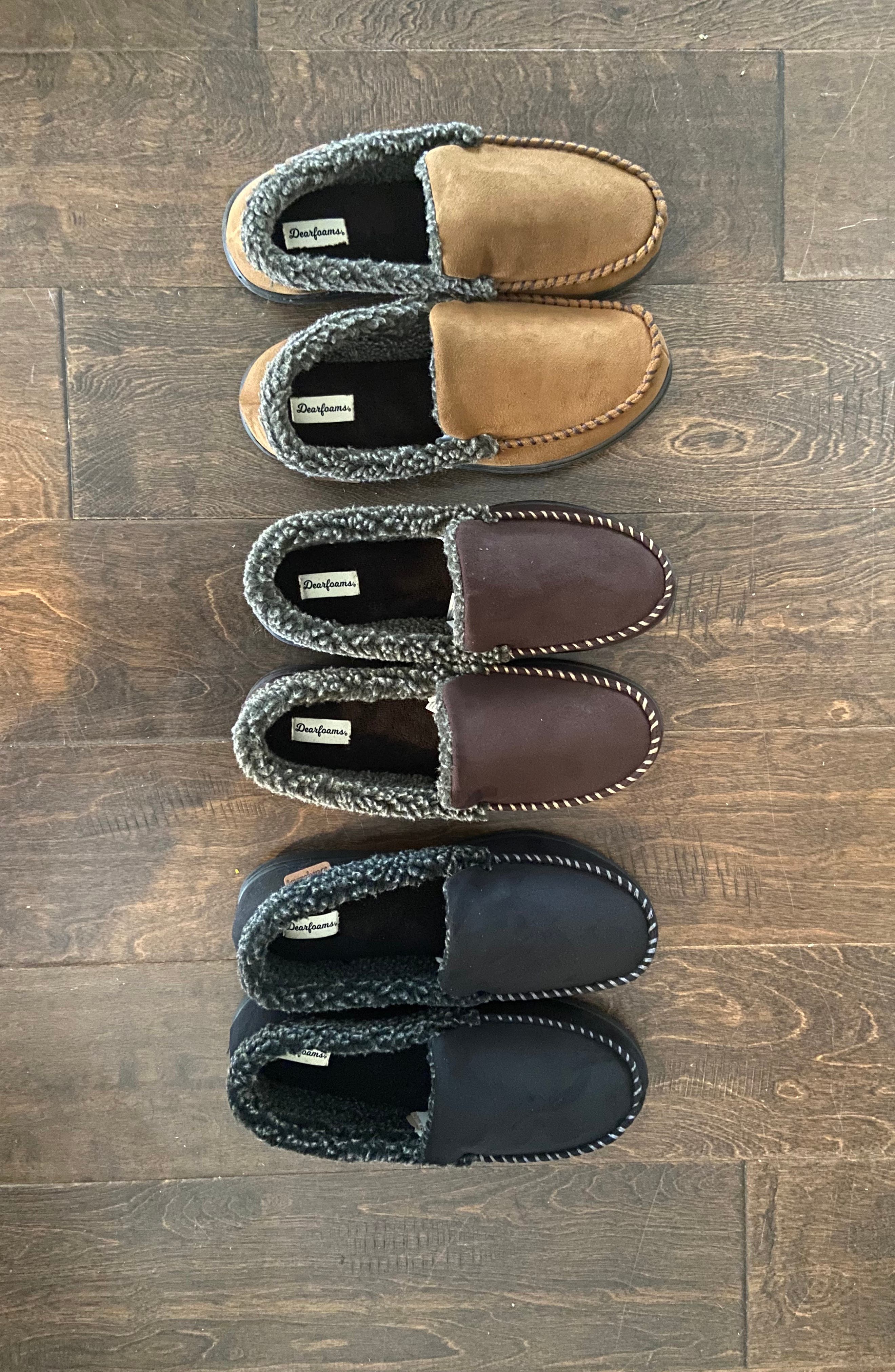 DEARFOAMS Microfiber Pile Lined Moccasin, Main, color, 