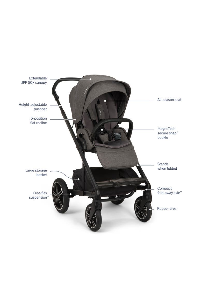 PIPA urbn™ infant car seat & MIXX™ next Stroller Travel System, Alternate, color, PEWTER