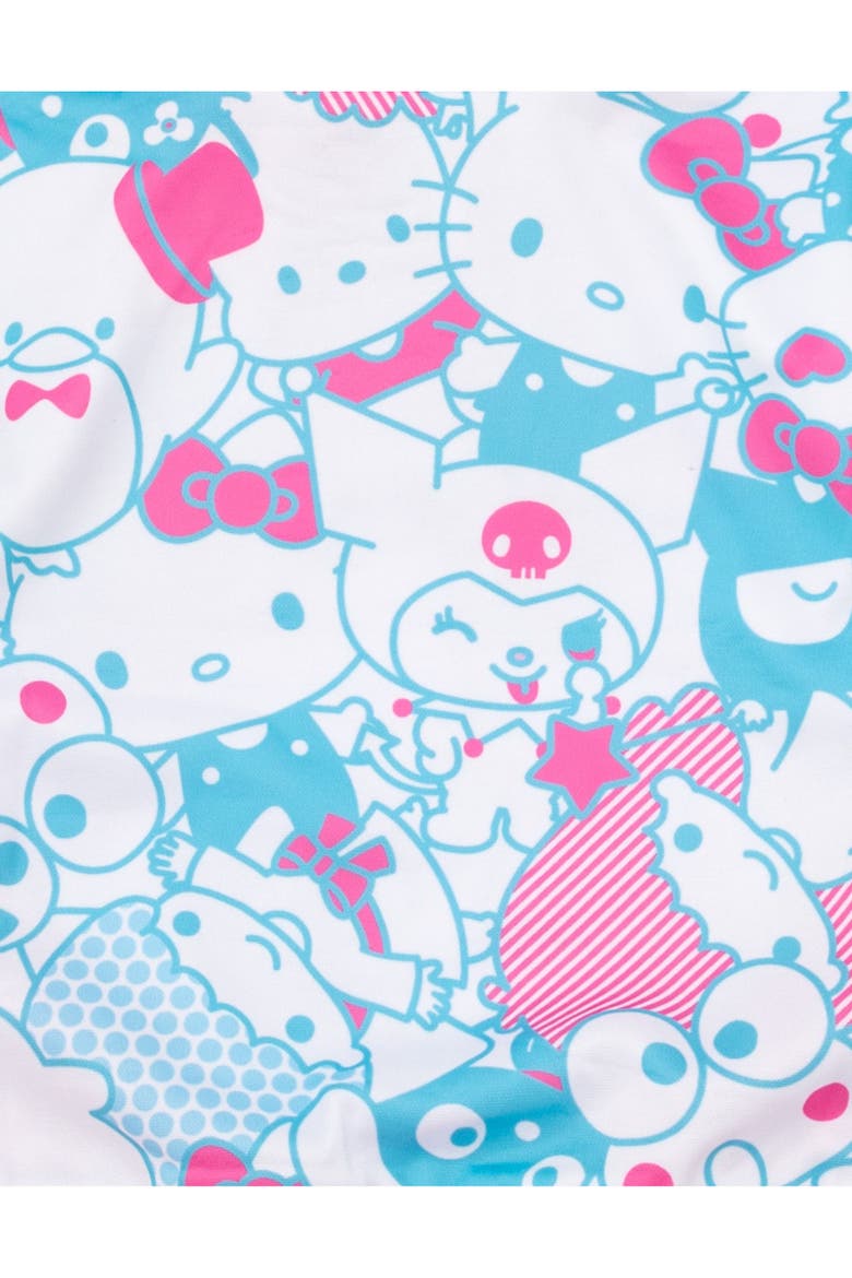 Sublimated Fleece Hoodie, Alternate, color, Hello Kitty Blue Pink
