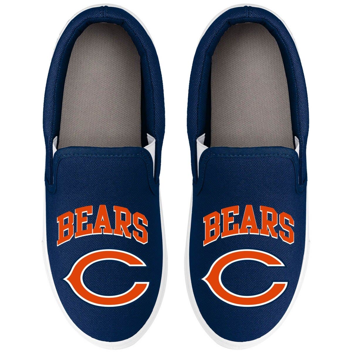 FOCO Women's FOCO Chicago Bears Big Logo Slip-On Sneakers, Main, color, 
