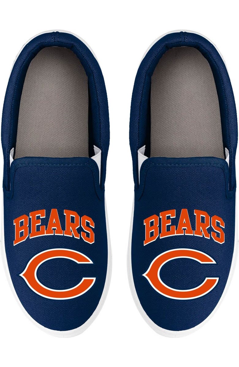 FOCO Women's FOCO Chicago Bears Big Logo Slip-On Sneakers, Main, color,