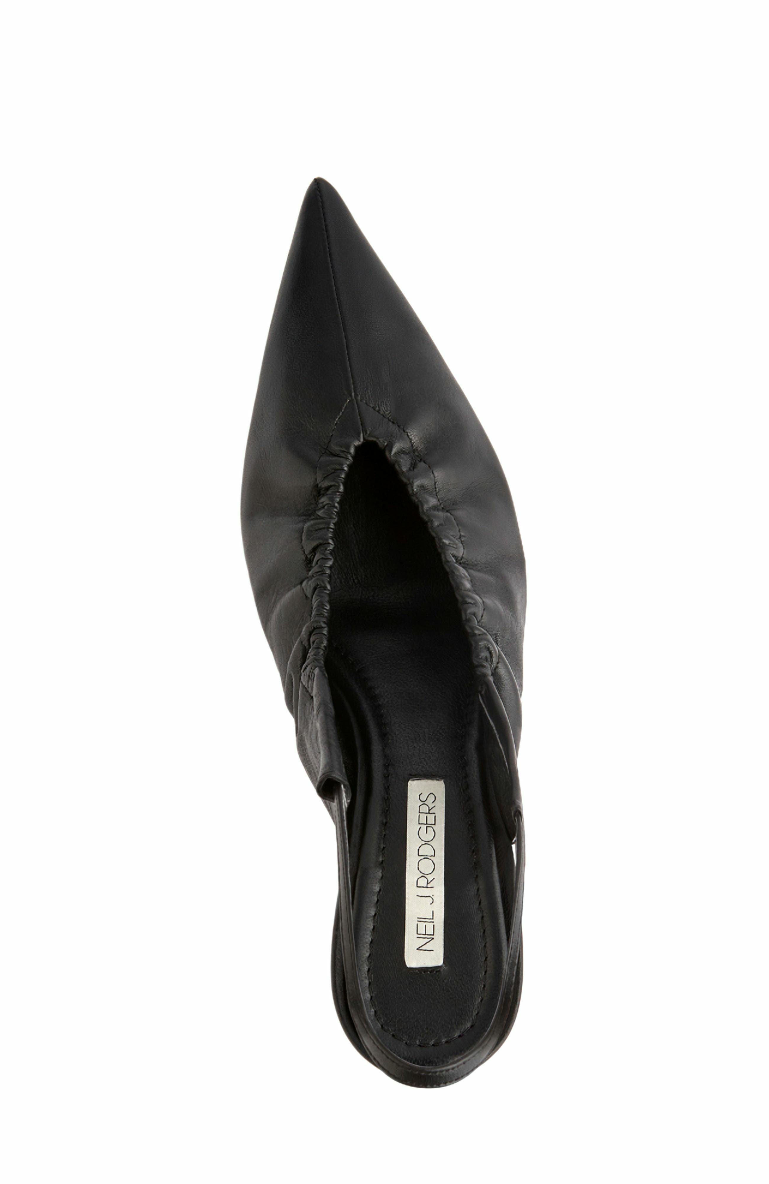 Neil J. Rodgers Kristy Slingback, Alternate, color, Black Nappa
