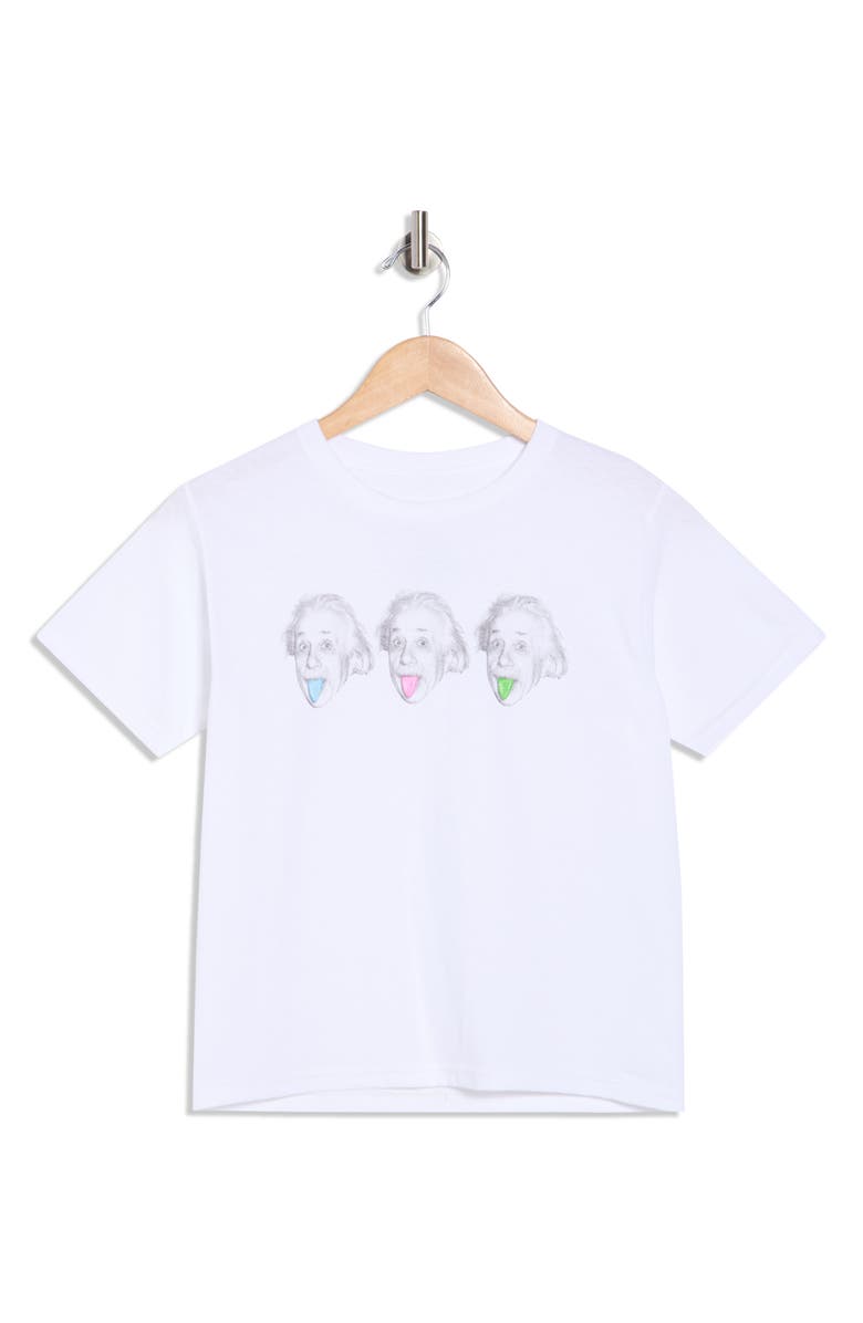 Philcos Kids' Einstein Colors Graphic T-Shirt, Main, color, White