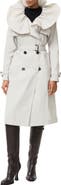 Burberry Long Faille Clare Trench Coat