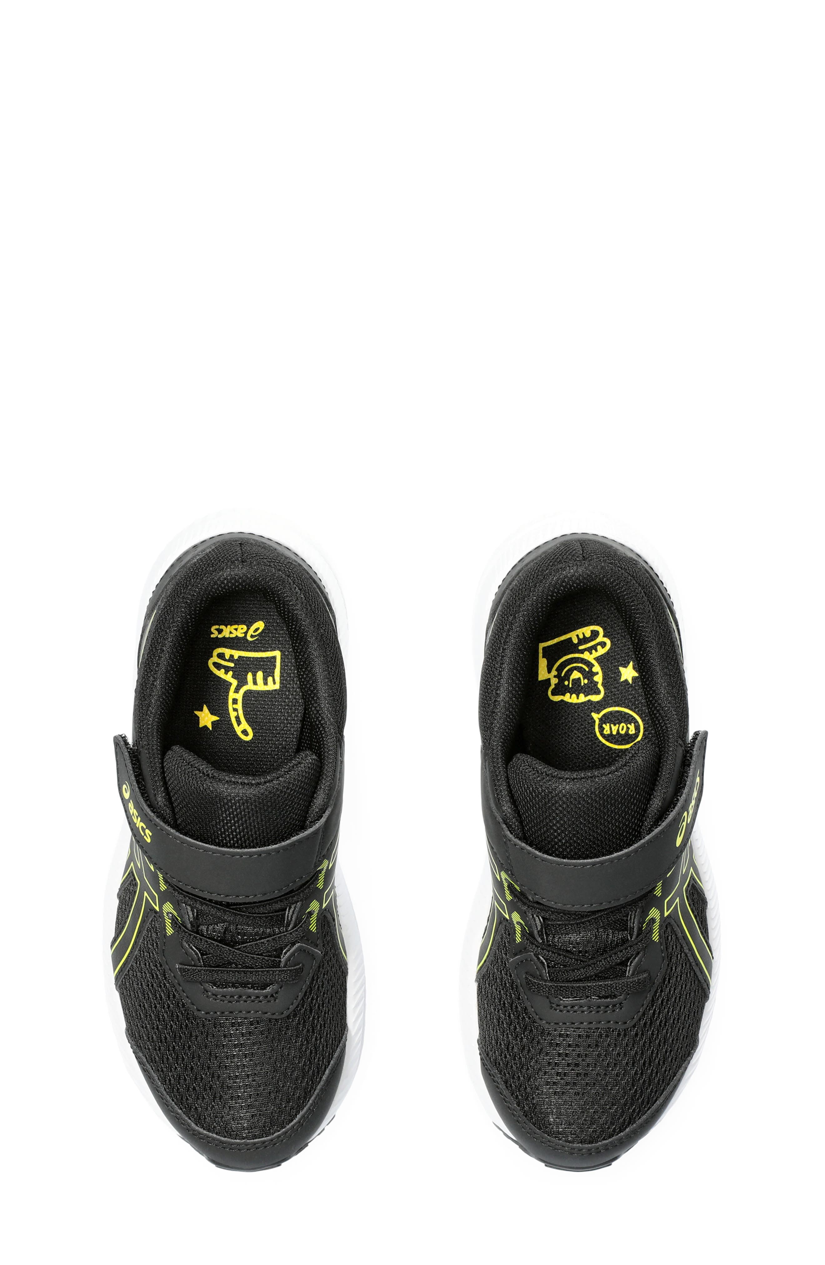 ASICS<sup>®</sup> Kids' Contend Sneaker, Alternate, color, Black/ Bright Yellow