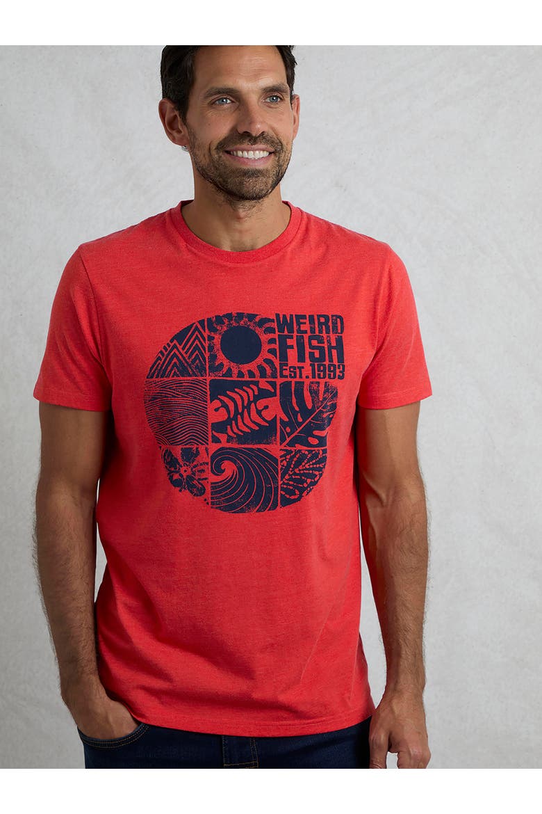 Summer Sector Graphic T-Shirt, Main, color, Retro Red