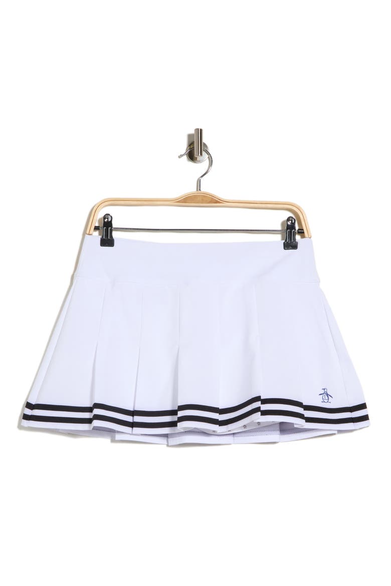 Pleated Tennis Skort, Alternate, color, BRIGHT WHITE