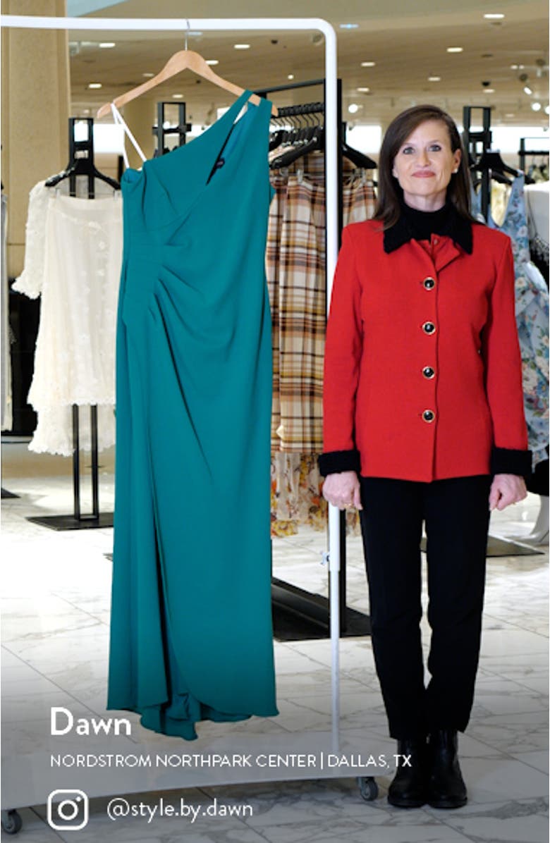 Cutout One-Shoulder Gown, sales video thumbnail