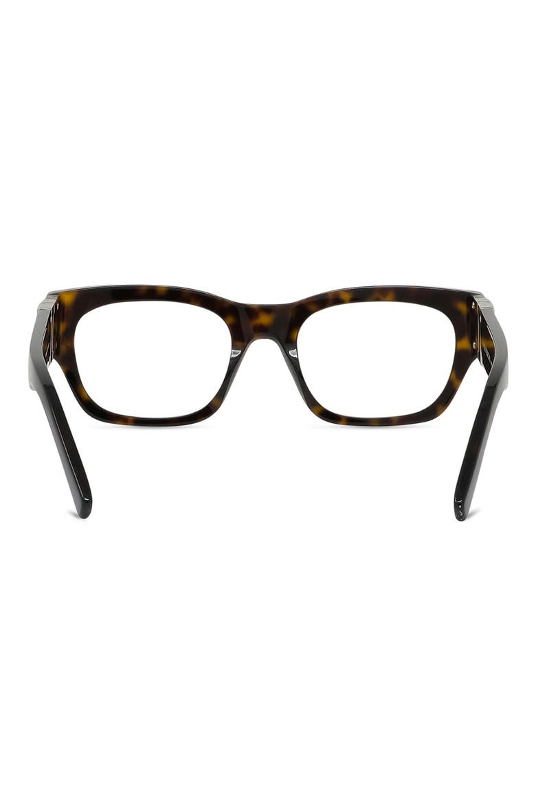 4G 52mm Square Optical Glasses, Alternate, color, BLONDE HAVANA