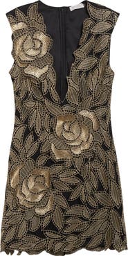 Ramy Brook Maybell Floral Guipure Lace Cocktail Dress