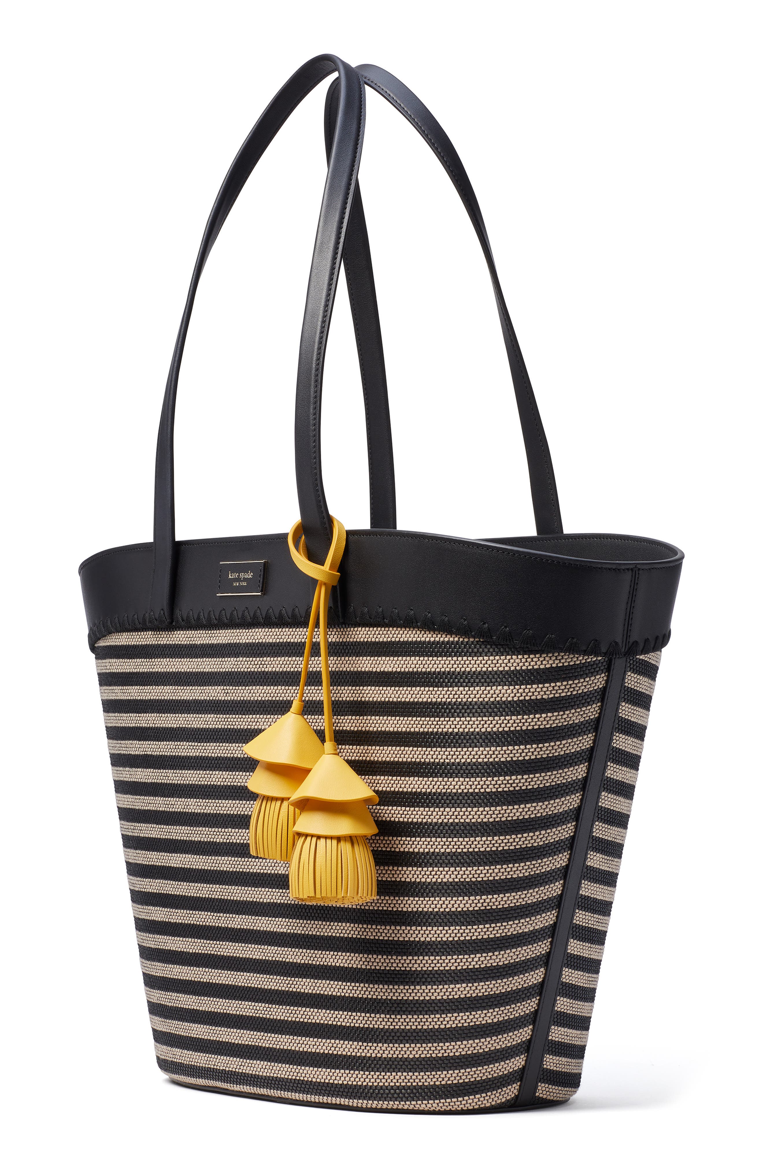 Kate Spade New York the pier stripe medium tote, Alternate, color, 