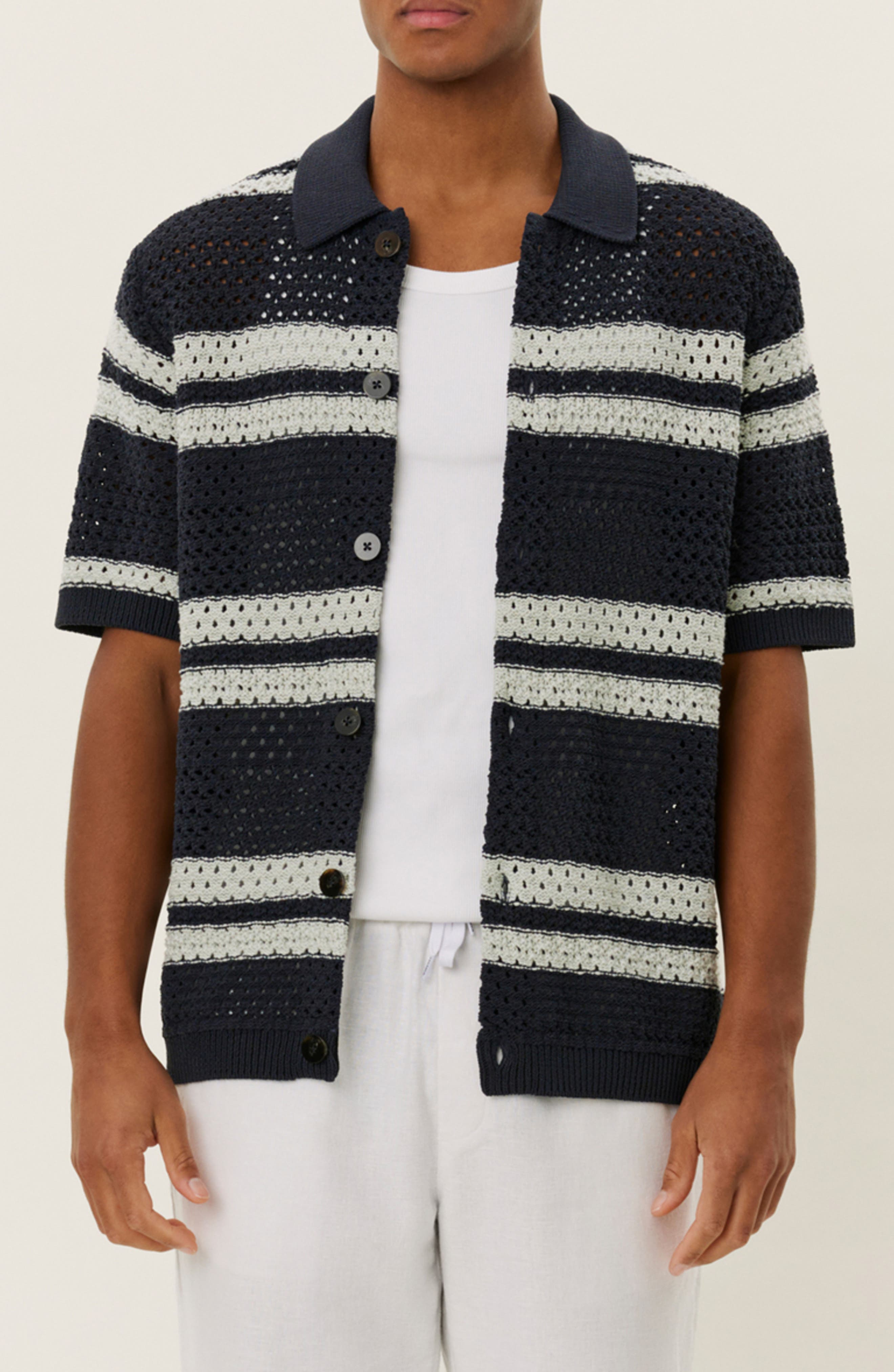 Les Deux Gianni Short Sleeve Knit Shirt