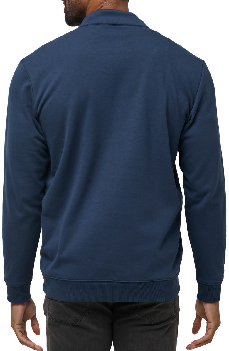 TravisMathew Hotel Hopper Quarter Zip, Alternate, color, Total Eclipse