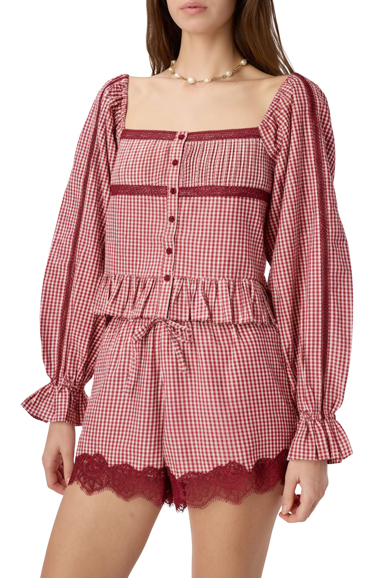 selected BERRY GINGHAM