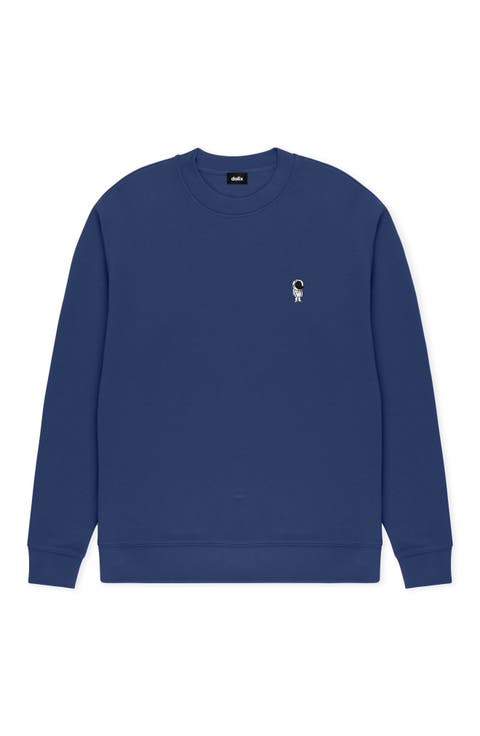 Astronaut Relaxed Midweight Fleece Crewneck Sweatshirt